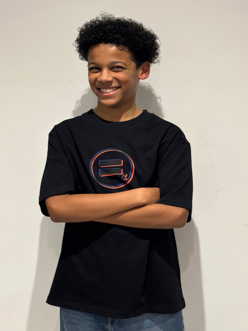 Neon Equal2 Front logo T-shirt